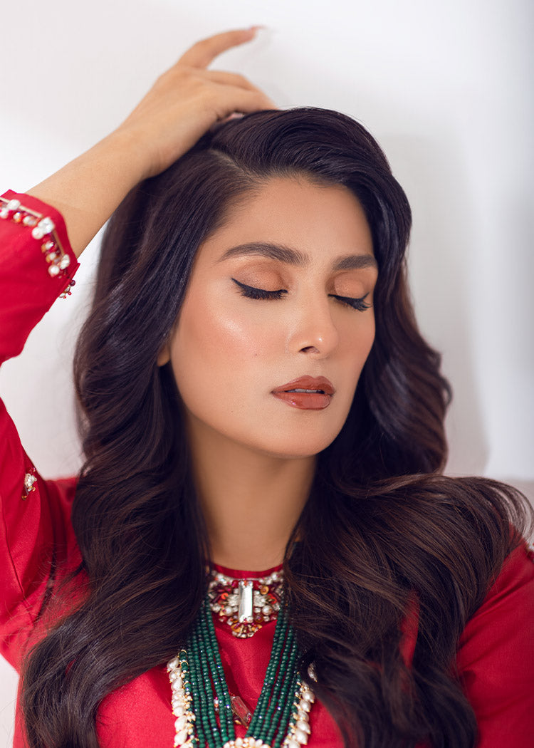 ayeza khan red dress Ayeza Khan Dresses Chand Tara Designer