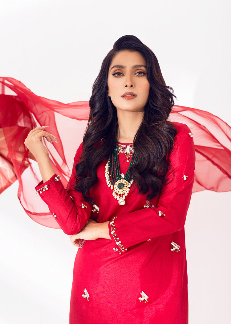 ayeza khan red dress DIY Ayeza khan Inspired Dress @stitch and style collection